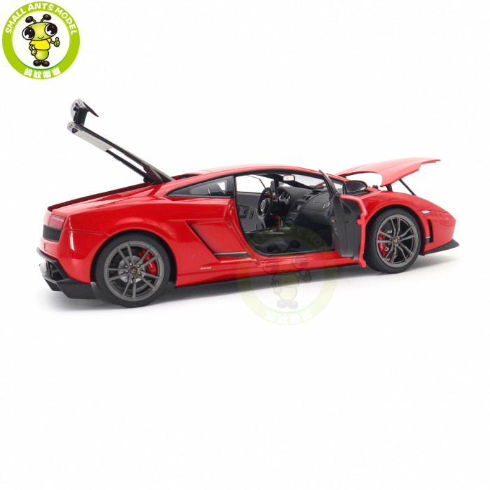 1/18 Lamborghini Gallardo LP570-4 Superleggera Autoart 74655 Red Diecast Model Car Gifts For Friends Father