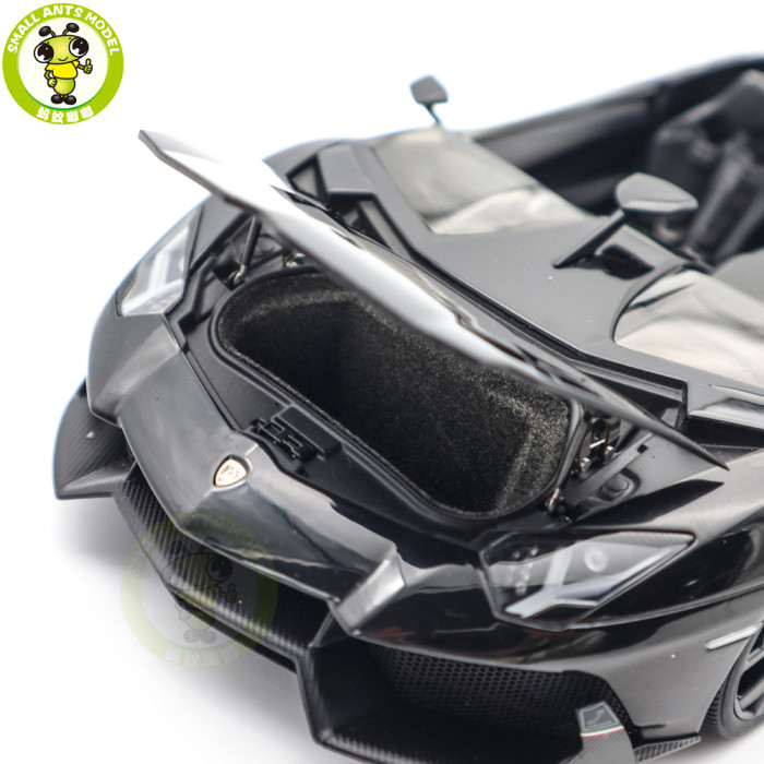 1/18 Lamborghini AVENTADOR J Autoart 74676 Black Diecast Model Car Gifts For Friends Father