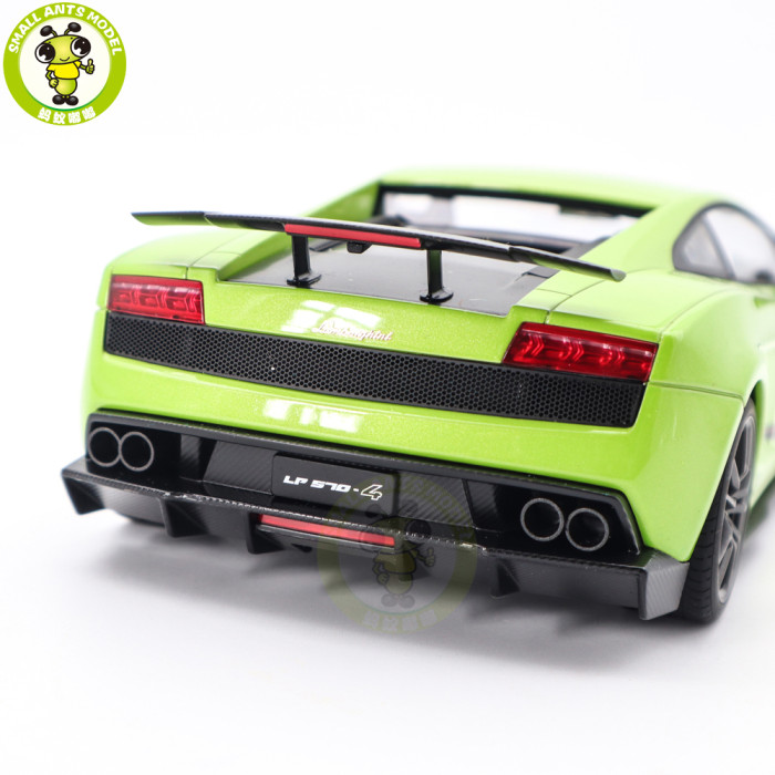 1/18 Lamborghini Gallardo LP570-4 Superleggera Autoart 74659 Green Diecast Model Car Gifts For Friends Father
