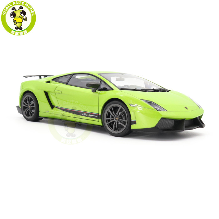 1/18 Lamborghini Gallardo LP570-4 Superleggera Autoart 74659 Green Diecast Model Car Gifts For Friends Father