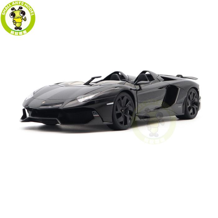 1/18 Lamborghini AVENTADOR J Autoart 74676 Black Diecast Model Car Gifts For Friends Father
