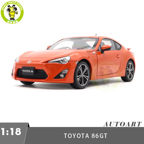 1/18 Toyota 86 GT Limited RHD AUTOart 78771 Orange Metallic Diecast Model Car Gifts For Friends