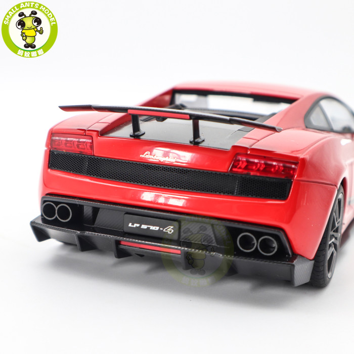 1/18 Lamborghini Gallardo LP570-4 Superleggera Autoart 74655 Red Diecast Model Car Gifts For Friends Father