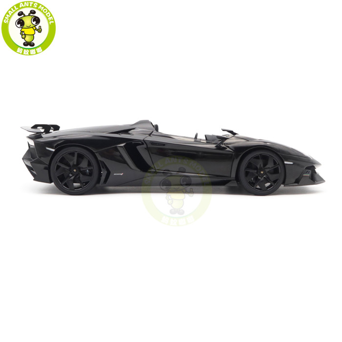 1/18 Lamborghini AVENTADOR J Autoart 74676 Black Diecast Model Car Gifts For Friends Father