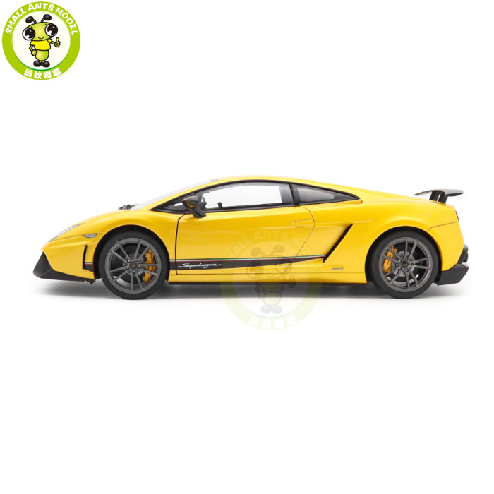 1/18 Lamborghini Gallardo LP570-4 Superleggera Autoart 74658 Yellow Diecast Model Car Gifts For Friends Father