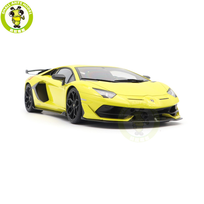 1/18 Lamborghini AVENTADOR SVJ Autoart 79175 Giallo Tenerife / Pearl Yellow Model Car Gifts For Friends Father