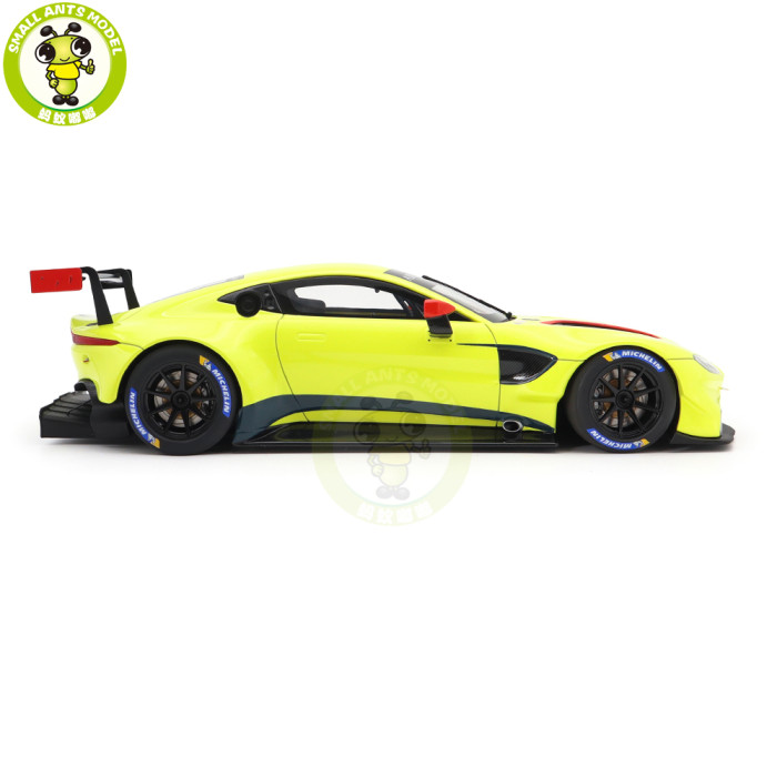 1/18 Aston Martin Vantage GTE LE MANS PRO 2018 Presentation Car Autoart 81807 Green With Stripes / Accents Diecast Model Car Gifts For Friends Father