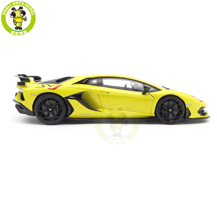 1/18 Lamborghini AVENTADOR SVJ Autoart 79175 Giallo Tenerife / Pearl Yellow Model Car Gifts For Friends Father