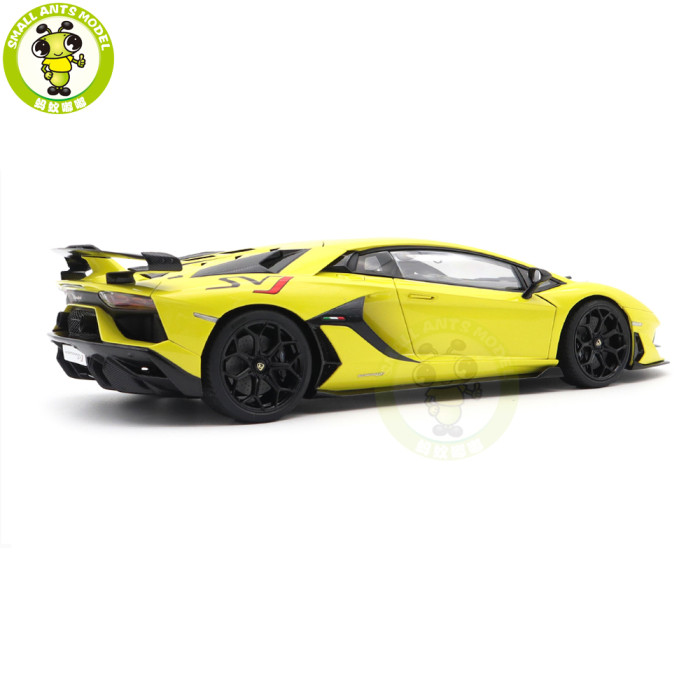 1/18 Lamborghini AVENTADOR SVJ Autoart 79175 Giallo Tenerife / Pearl Yellow Model Car Gifts For Friends Father
