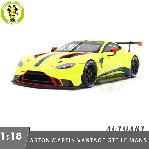 1/18 Aston Martin Vantage GTE LE MANS PRO 2018 Presentation Car Autoart 81807 Green With Stripes / Accents Diecast Model Car Gifts For Friends Father