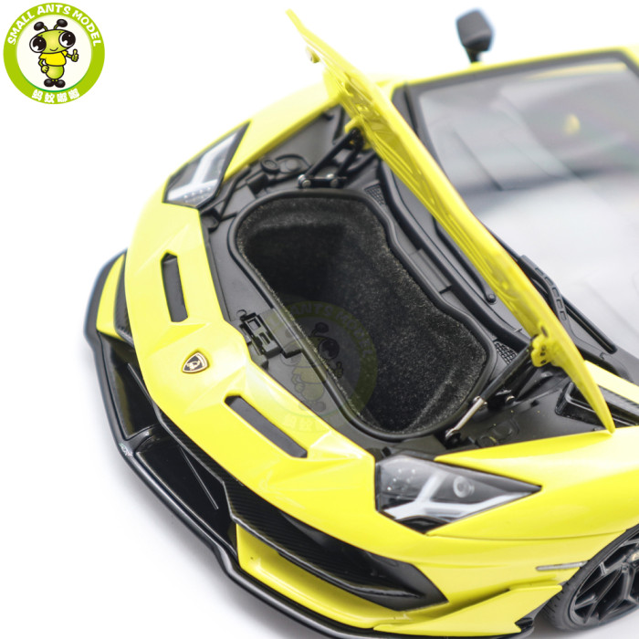 1/18 Lamborghini AVENTADOR SVJ Autoart 79175 Giallo Tenerife / Pearl Yellow Model Car Gifts For Friends Father