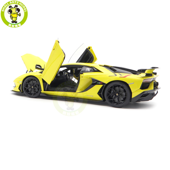 1/18 Lamborghini AVENTADOR SVJ Autoart 79175 Giallo Tenerife / Pearl Yellow Model Car Gifts For Friends Father