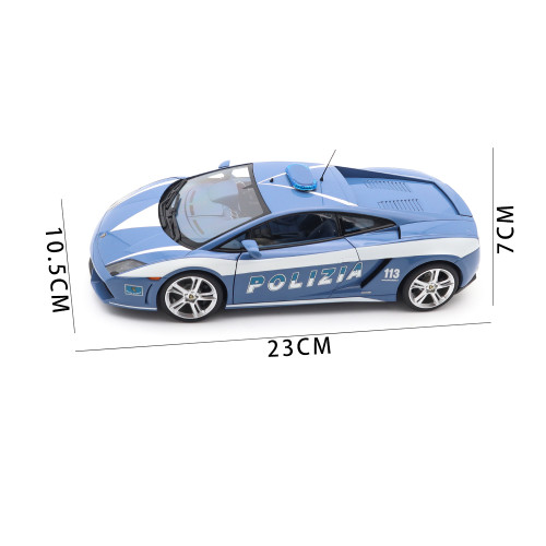1/18 Lamborghini Gallardo LP560-4 Police Car Autoart 74599 Diecast Model Car Gifts For Friends Father