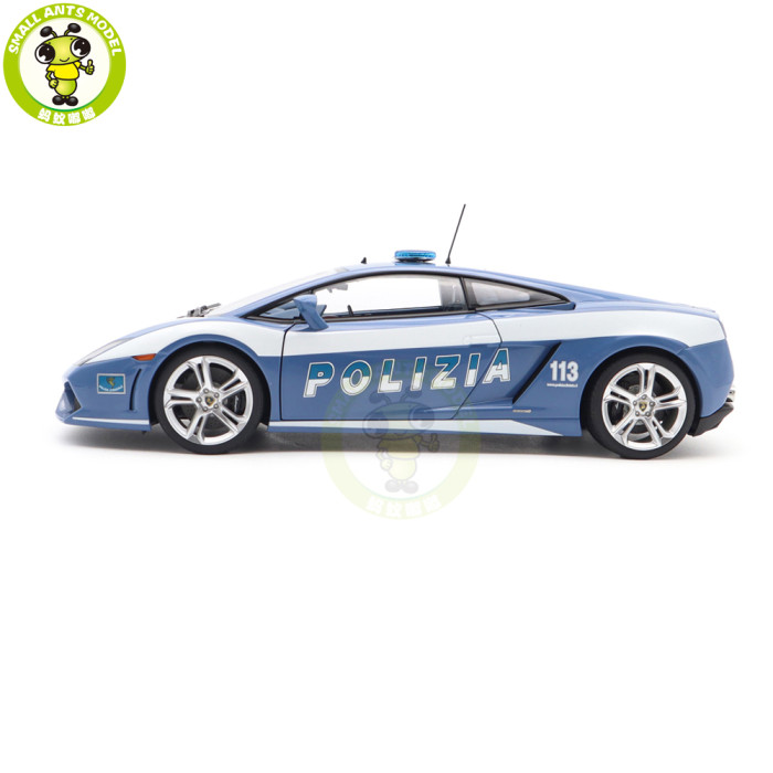 1/18 Lamborghini Gallardo LP560-4 Police Car Autoart 74599 Diecast Model Car Gifts For Friends Father