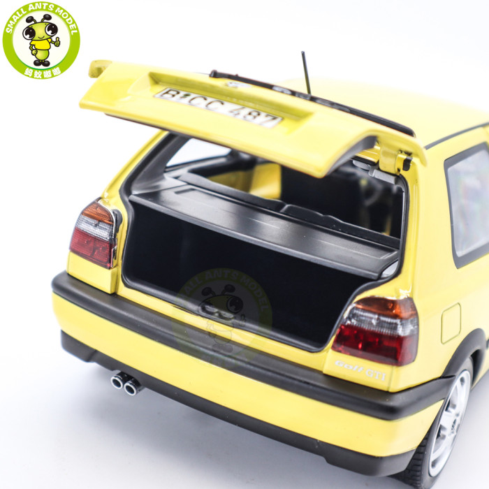 1/18 VW Volkswagen Golf GTI 1994 Norev 188507 Color Concept Yellow Diecast Model Toys Car Boys Girls Gifts