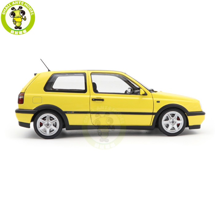 1/18 VW Volkswagen Golf GTI 1994 Norev 188507 Color Concept Yellow Diecast Model Toys Car Boys Girls Gifts