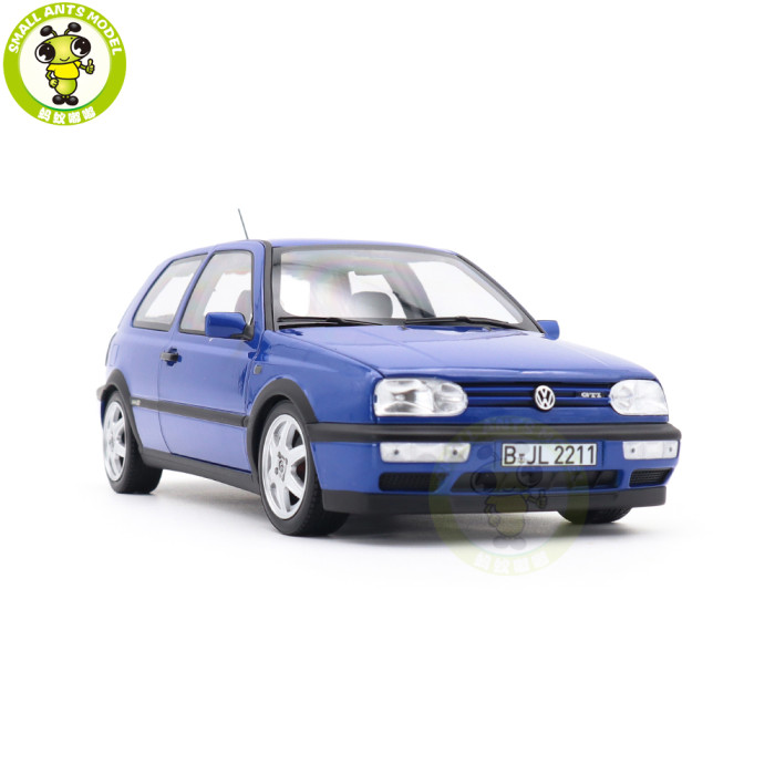 1/18 VW Volkswagen Golf GTI 1994 Norev 188506 Color Concept Jazz Blue Diecast Model Toys Car Boys Girls Gifts
