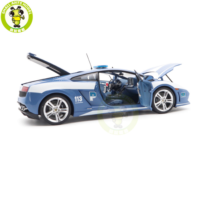 1/18 Lamborghini Gallardo LP560-4 Police Car Autoart 74599 Diecast Model Car Gifts For Friends Father