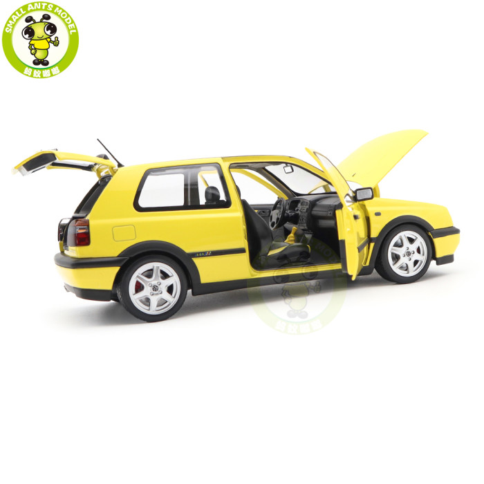 1/18 VW Volkswagen Golf GTI 1994 Norev 188507 Color Concept Yellow Diecast Model Toys Car Boys Girls Gifts
