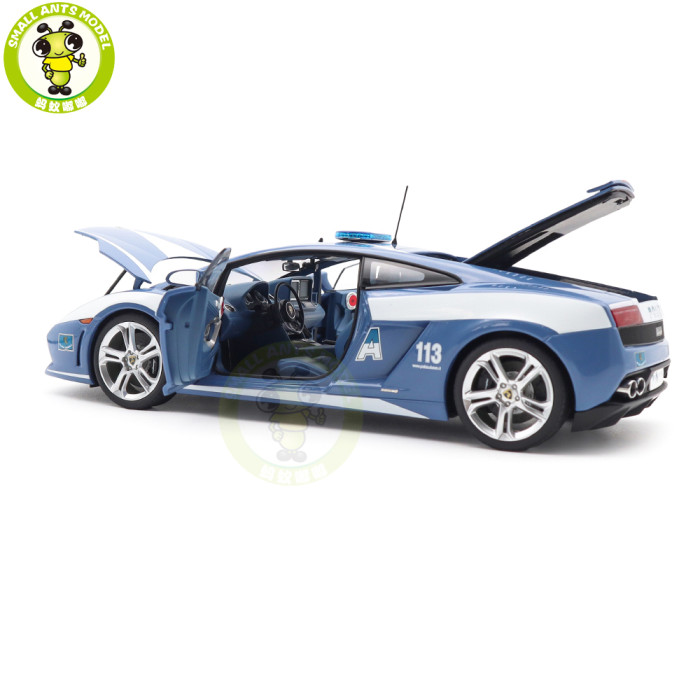 1/18 Lamborghini Gallardo LP560-4 Police Car Autoart 74599 Diecast Model Car Gifts For Friends Father