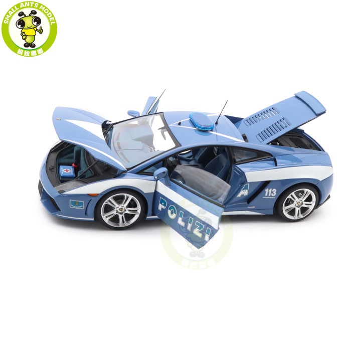 1/18 Lamborghini Gallardo LP560-4 Police Car Autoart 74599 Diecast Model Car Gifts For Friends Father