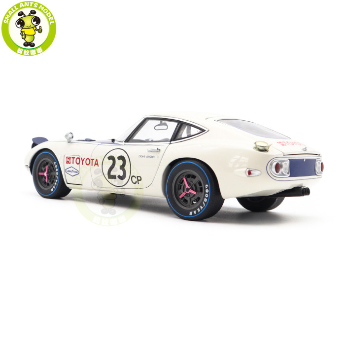 1/18 AUTOart 86815 Toyota 2000 GT SCCA 1968 #23 Diecast Model Toy Car Gifts For Friends Father