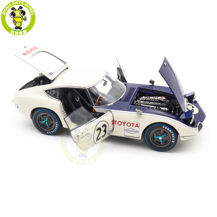 1/18 AUTOart 86815 Toyota 2000 GT SCCA 1968 #23 Diecast Model Toy Car Gifts For Friends Father