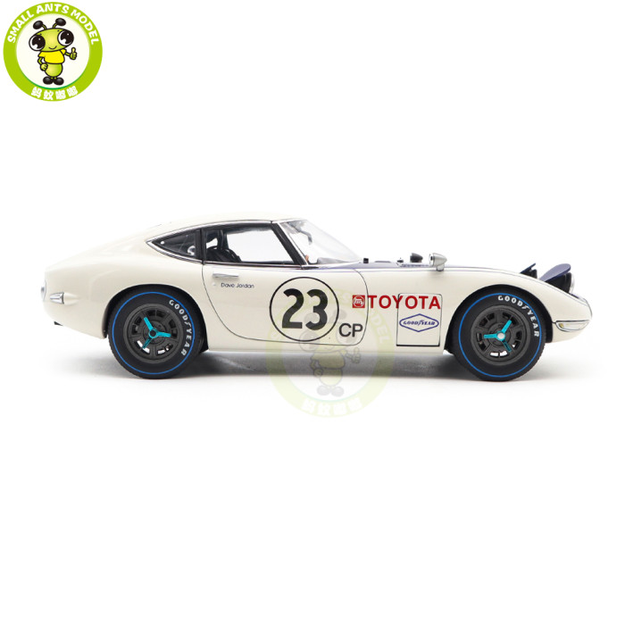 1/18 AUTOart 86815 Toyota 2000 GT SCCA 1968 #23 Diecast Model Toy Car Gifts For Friends Father
