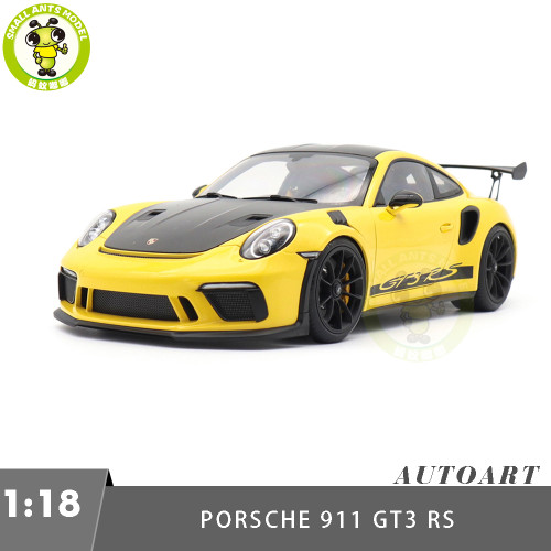 1/18 Porsche 911 991.2 GT3 RS Weissach Package AUTOart 78178 Racing Yellow Model Car
