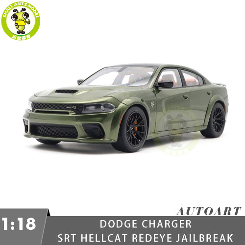 1/18 Dodge Charger SRT Hellcat Redeye Jailbreak AUTOart 71752 F8 Green Model Car