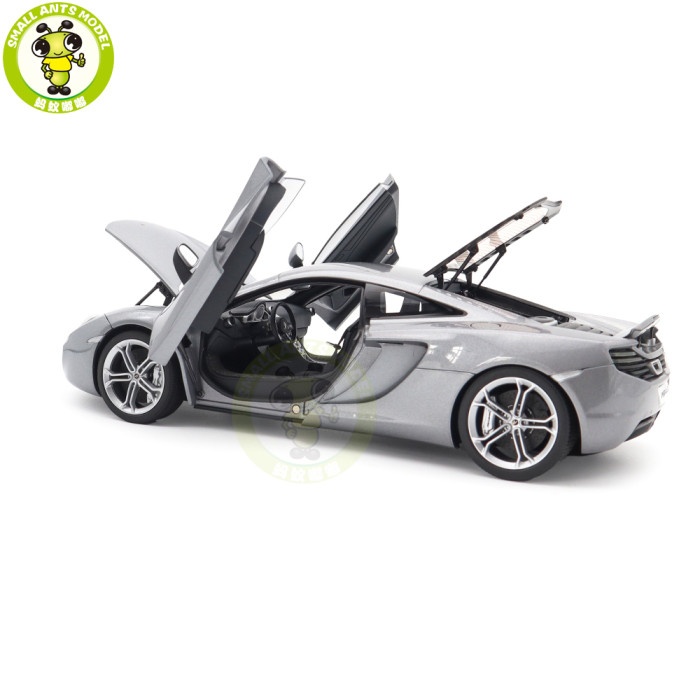 1/18 McLaren MP4-12C 12C Autoart 76007 Silver Model Toy Car Gifts For Father Friends