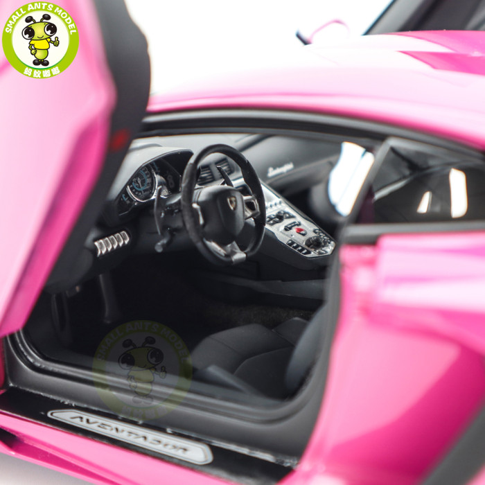 1/18 Lamborghini AVENTADOR LP700-4 Autoart 74660 Pink Diecast Model Car Gifts For Friends Father