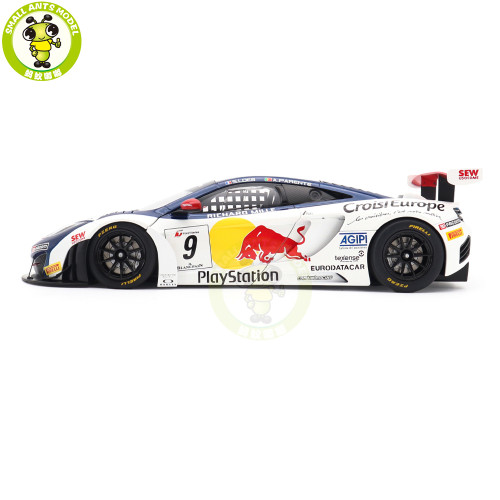 1/18 McLaren 12C GT3 Red Bull S.LOEB / A.PARENTE #9 Autoart 81342 Diecast Model Toy Car Gifts For Father Friends