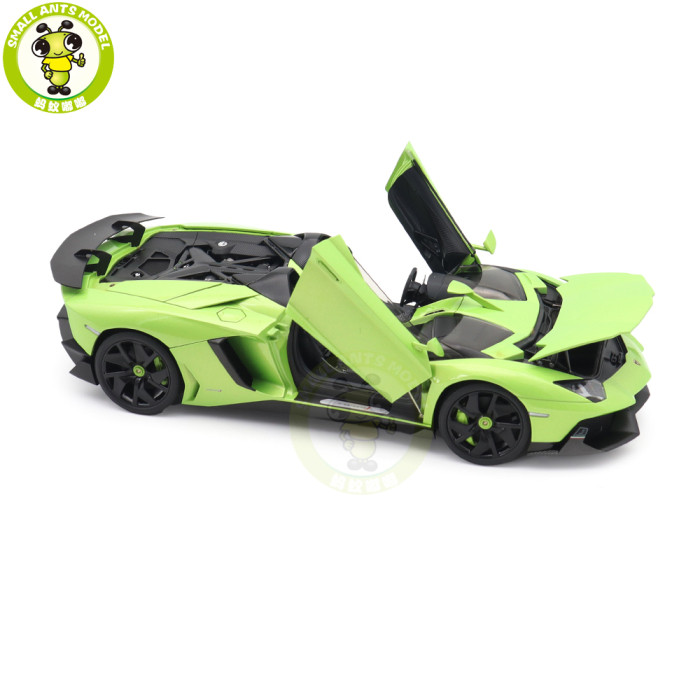 1/18 Lamborghini AVENTADOR J Autoart 74677 Green Diecast Model Car Gifts For Friends Father