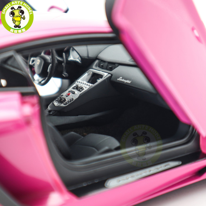 1/18 Lamborghini AVENTADOR LP700-4 Autoart 74660 Pink Diecast Model Car Gifts For Friends Father