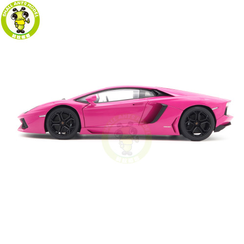 1/18 Lamborghini AVENTADOR LP700-4 Autoart 74660 Pink Diecast Model Car Gifts For Friends Father