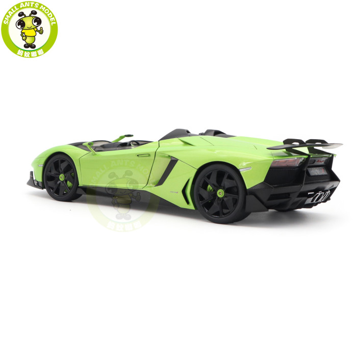 1/18 Lamborghini AVENTADOR J Autoart 74677 Green Diecast Model Car Gifts For Friends Father
