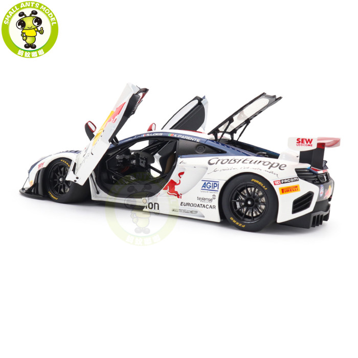 1/18 McLaren 12C GT3 Red Bull S.LOEB / A.PARENTE #9 Autoart 81342 Diecast Model Toy Car Gifts For Father Friends