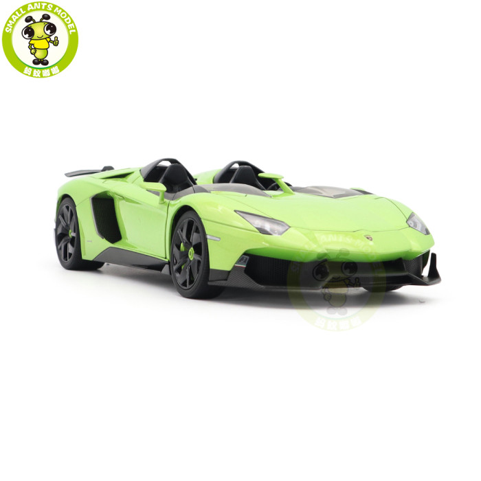 1/18 Lamborghini AVENTADOR J Autoart 74677 Green Diecast Model Car Gifts For Friends Father