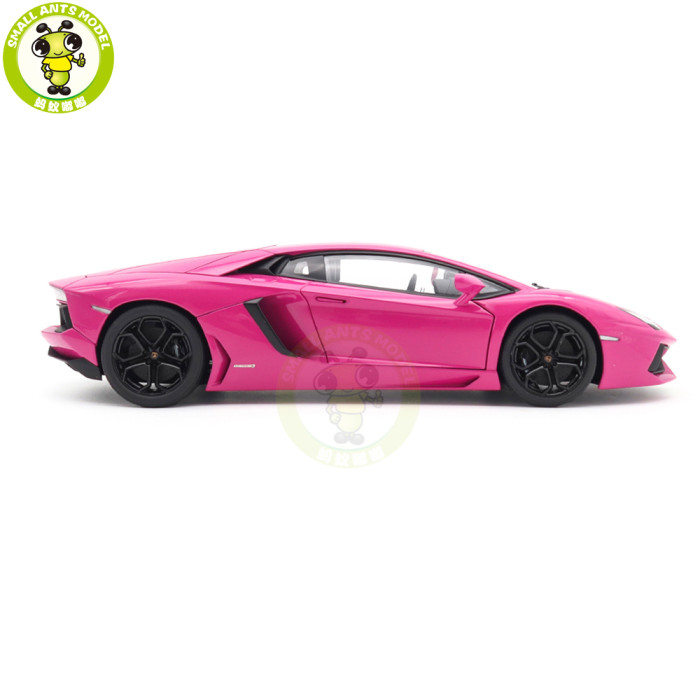 1/18 Lamborghini AVENTADOR LP700-4 Autoart 74660 Pink Diecast Model Car Gifts For Friends Father