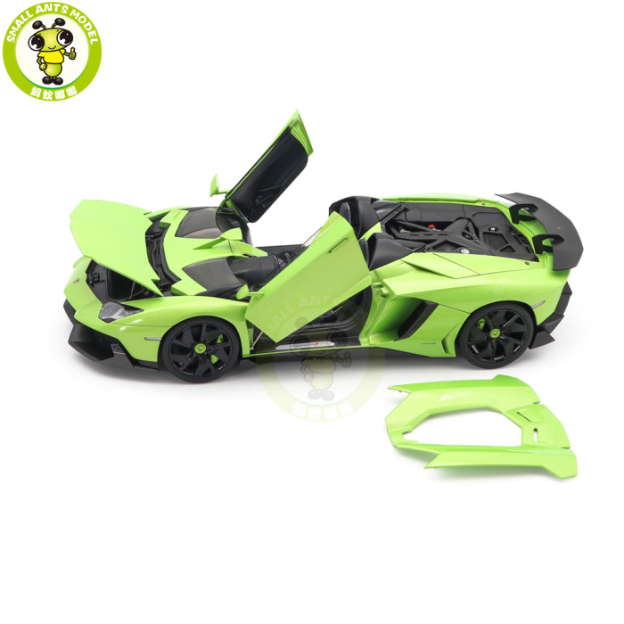 1/18 Lamborghini AVENTADOR J Autoart 74677 Green Diecast Model Car Gifts For Friends Father