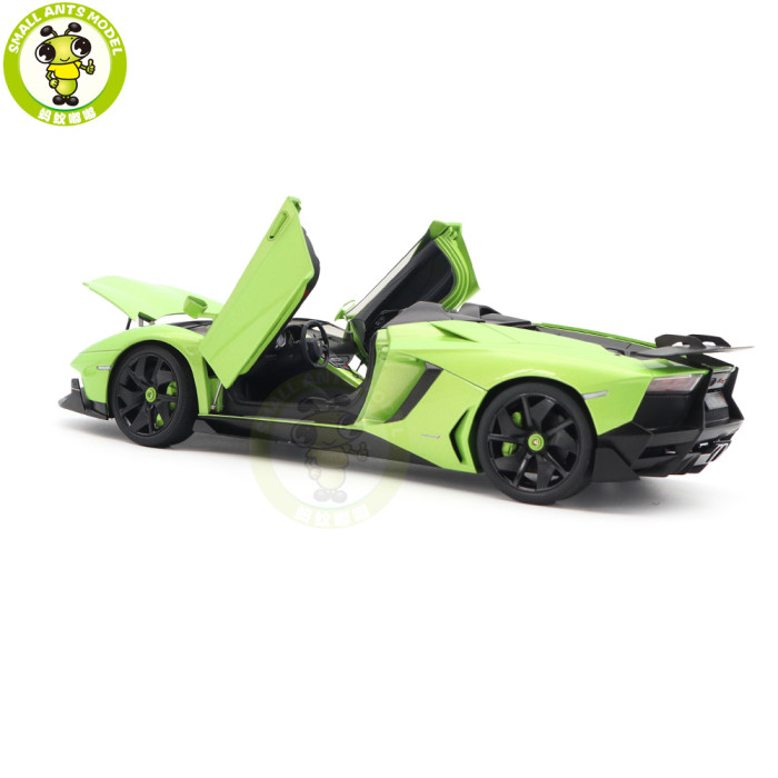 1/18 Lamborghini AVENTADOR J Autoart 74677 Green Diecast Model Car Gifts For Friends Father