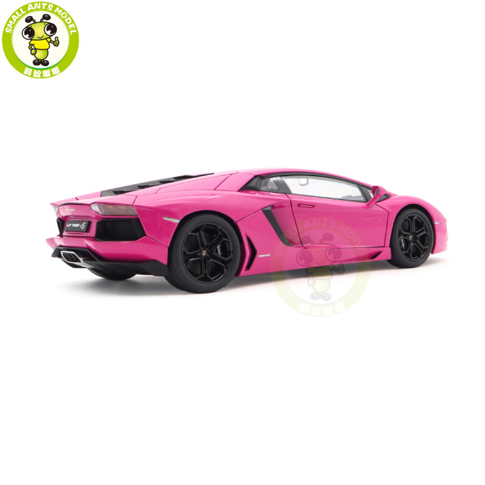 1/18 Lamborghini AVENTADOR LP700-4 Autoart 74660 Pink Diecast Model Car Gifts For Friends Father
