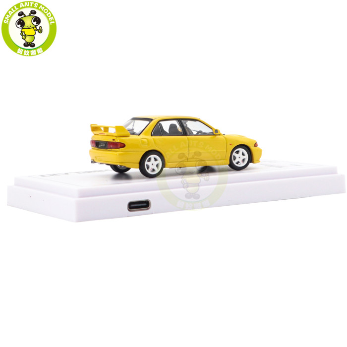 1/64 Whelart Mitsubishi Lancer Evolution III EVO 3 Lighting Function Diecast Model Toy Car Gifts For Friends