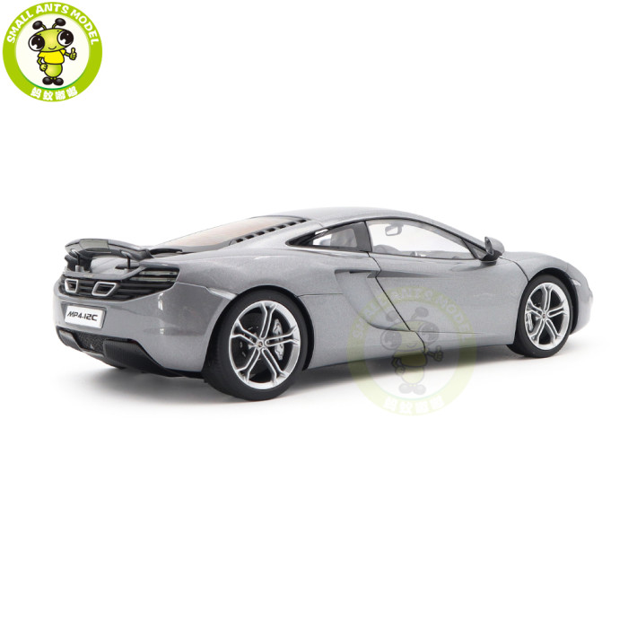 1/18 McLaren MP4-12C 12C Autoart 76007 Silver Model Toy Car Gifts For Father Friends