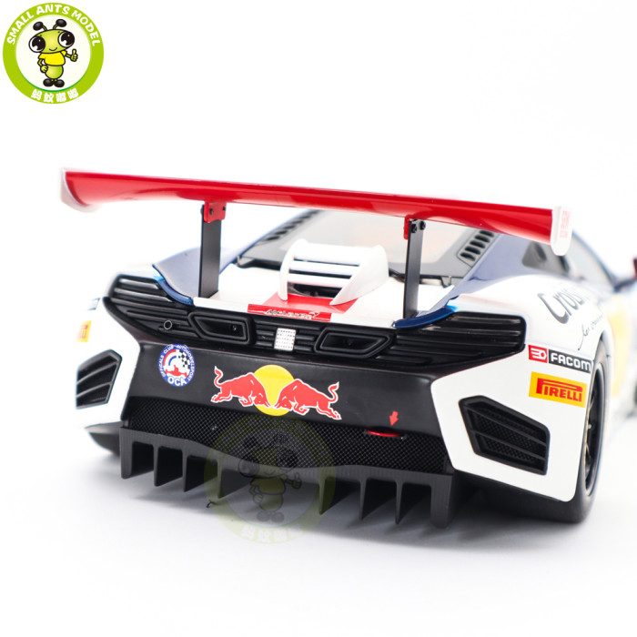 1/18 McLaren 12C GT3 Red Bull S.LOEB / A.PARENTE #9 Autoart 81342 Diecast Model Toy Car Gifts For Father Friends