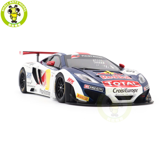 1/18 McLaren 12C GT3 Red Bull S.LOEB / A.PARENTE #9 Autoart 81342 Diecast Model Toy Car Gifts For Father Friends