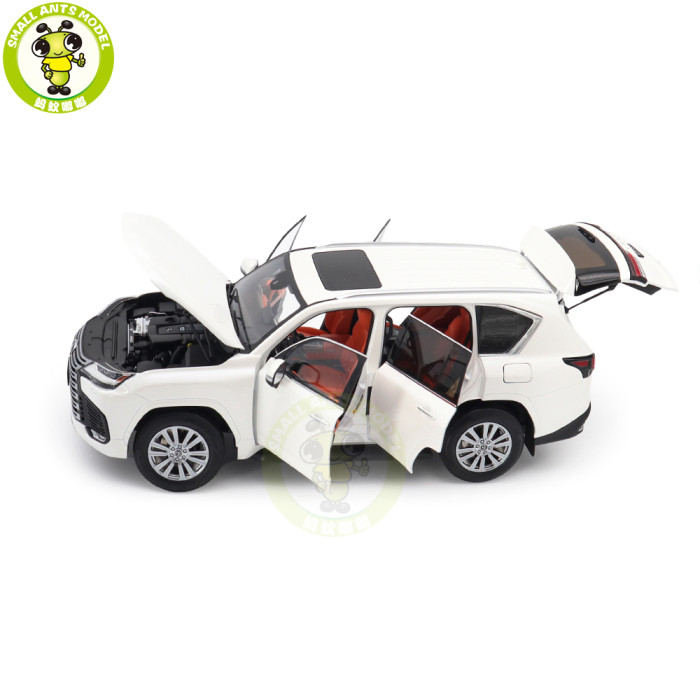 1/18 LCD TOYOTA LEXUS LX600 LX Diecast Model Toy Car Gifts For Friends Father
