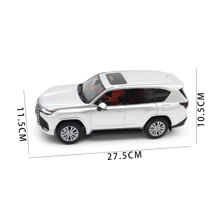 1/18 LCD TOYOTA LEXUS LX600 LX Diecast Model Toy Car Gifts For Friends Father