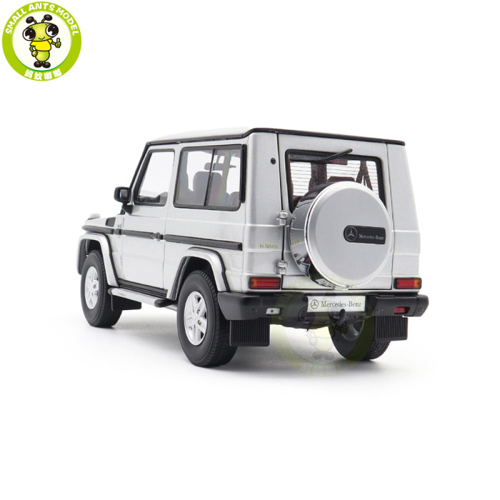 1/18 Mercedes Benz G CLASS G500 1998 SWB Autoart 76112 Silver Diecast Model Car Gifts For Friends Father